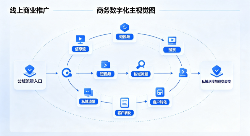 相山区线上商业推广怎么做？全域流量闭环搭建与低成本转化实战指南